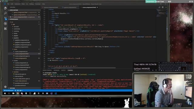 Day 10 - 1 - Upvoting, downvoting, and changing Song Queue in Angular CLI and Asp.Net Core WebAPI