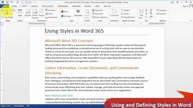 Word 2013 Tutorial - Part 1 For Professionals And Students