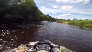 Покатушки на гидроциклах brp seadoo gtx 260 , 215, ГЭС , река Оредеж ?