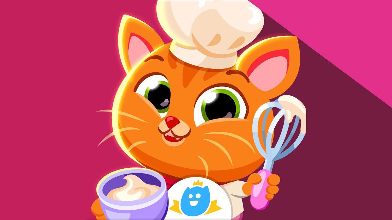 Суровый КОТИК БУБУ шеф повар РЕСТОРАНА №2. Злой кот. Мультик ИГРА про котят на Хвостик ТВ смотреть онлайн