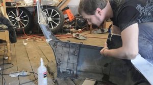 Как ремонтировать разбитый бампер DAEWOO Nexia / Бюджетный способ