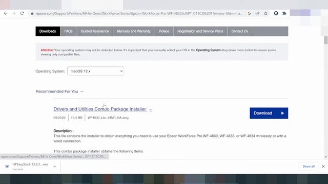Epson Workforce Pro WF 4830 Driver Windows 11 Windows 10,Mac 13, Mac 12, Mac 11, Win 7, Win 10 смотреть онлайн