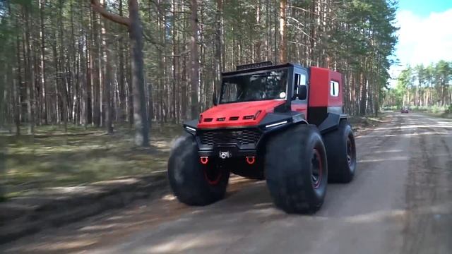 Новейший колесный вездеход Tinger TF4! Потрясающий аппарат! смотреть онлайн