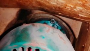 Фрезерный станок 6Р80Ш "Жальгирис" 1974г.в. Снятие эл.двигателя привода подачи стола.