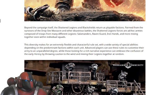 Blackshield Expansion for Horus Heresy