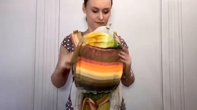 Намотка май-слинга Гирасол