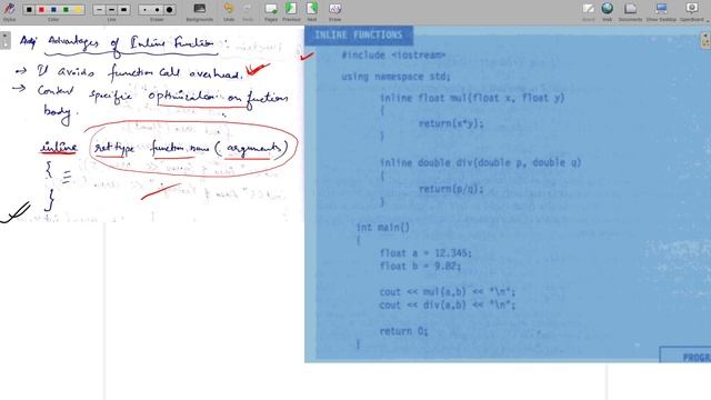 inline function ,|| default arguments || function overloading