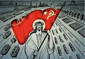 Станкевичюс читает лекцию о взаимоотношении христианства и социализма