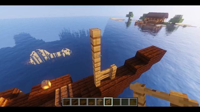 Корабль в майнкрафт ! смотреть онлайн