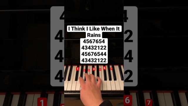 I Think I Like When It Rains #piano #pianomusic #pianotutorial #pianolessons #pianocover #willis