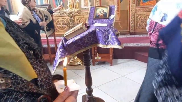 Таинство Соборования в Покровском приходе г.Апшеронска (фрагменты) смотреть онлайн