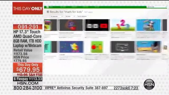 HP Pavilion 17.3" Touch QuadCore 8GB/1TB Laptop смотреть онлайн