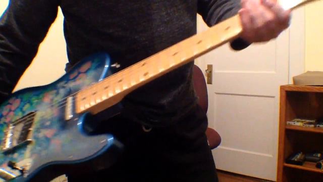 Fender Telecaster Blue Floral 1994 made in Japan смотреть онлайн