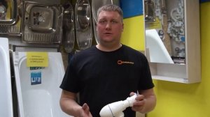 Установка сифона для мойки и раковины.