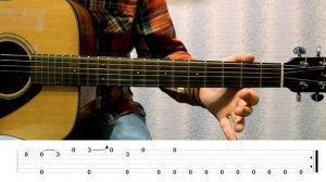 Comanche Blues (Open Dm Tuning) | Fingerstyle Guitar Lesson (TAB)