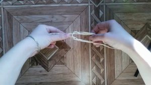Дочкино кино  ( Ручки из веревки для ПЭТ бутыля ) Rope handles.mp4