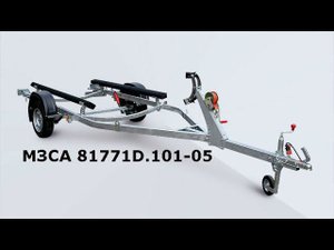 МЗСА 81771D.101-05 - Лодочный прицеп для лодки до 4,6м. ЦЛП АРИВА.
