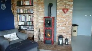 PIEC KOMINKOWY LA NORDICA GAIA FORNO Z PIEKARNIKIEM