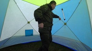 Обзор на Зимнюю палатку СТЭК куб 3 трехслойная (дышащая)