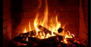 * Горящий камин * Успокаивает нервную систему антистресс Потрескивания дров Relax Burning fireplace