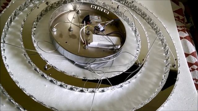 The LED Circle Suspension Crystal Pendant Light 3 Rings - cheerhuzz смотреть онлайн