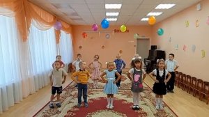 Танец "Дважды два четыре" подготовительная группа