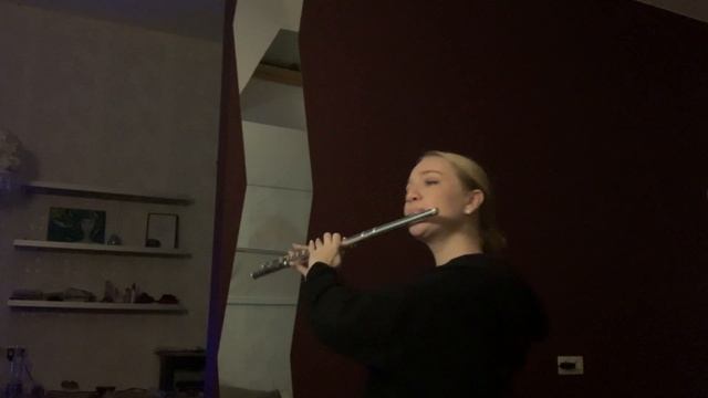 Серова Дарина - "Пьеса для флейты соло" Жак Ибер. смотреть онлайн