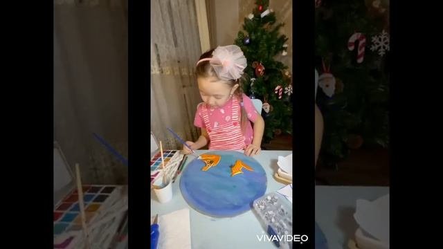 Мастер класс Новогодняя поделка Зима в лесу #поделка #поделкавсадик #новогодниеукрашения