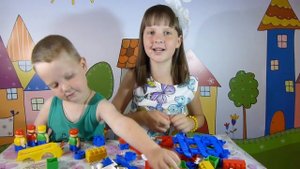 ЛЕГО- bauer Железная дорога.Собираем конструктор и строим железную дорогу.Видео для детей!