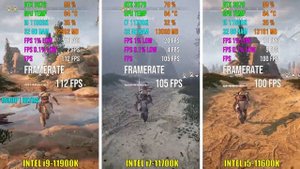INTEL i9-11900K vs i7-11700K vs i5-11600K | Test in 5 Games