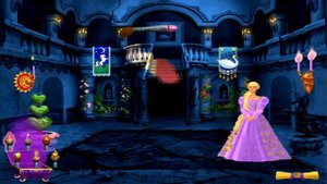 #1 Игра Барби Рапунцель - Прохождение. Готель заколдовала замок!