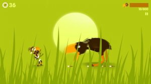 Big Hunter All Bosses Day 1 Vs Day 100 (Mammoth, Rhino, Terror Bird, Smilodo) for Android and iOS.