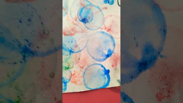 drawing with bubbles 💧💧#short video #