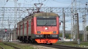 "Последний экслюзив!" Электропоезд ЭМ2К-033 на станции Серпухов