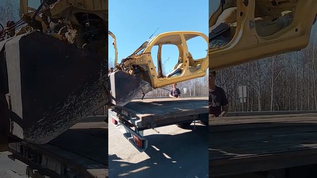 Отгрузка кузова Шевроле спарк. смотреть онлайн