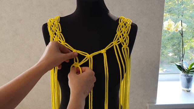 Macrame beach dress tutorial. Macrame dress diy. Платье макраме. Платье туника макраме своими рукам смотреть онлайн