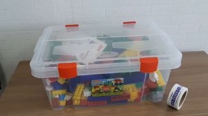 Конструктор Строитель 505 элементов в контейнере Polesie 52803