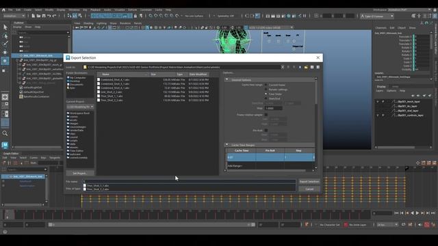 How To Export Animation From Maya to Unreal Engine 5 Using Alembic Cache смотреть онлайн