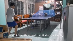 Table Tennis Robot HP 07 started to malfunction on Day 7 of my Training