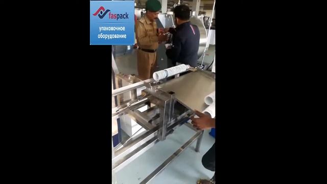 Система укладки и подсчета стаканчиков после термоусадочного этикетировщика смотреть онлайн