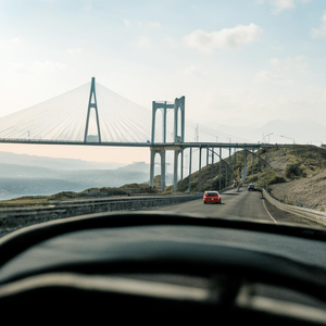 Поездка на авто через Крымский мост