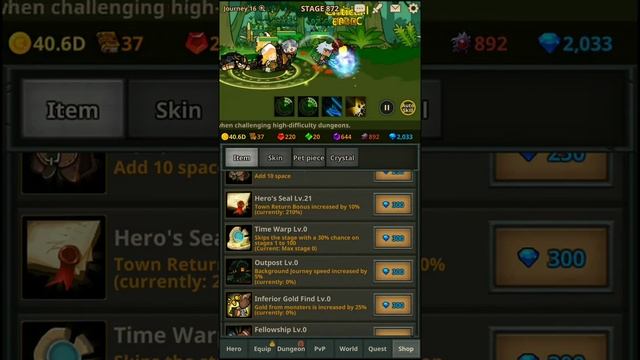 Infinity heroes : Idle RPG. Полный гайд ((Часть 3) Quest, Shop, Hero, Dungeon.)) смотреть онлайн