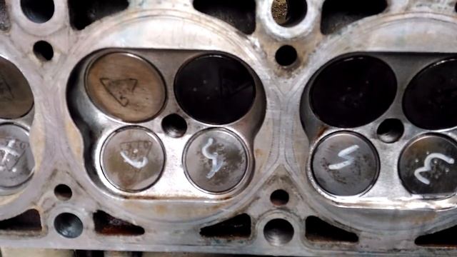 ГБЦ ЗМЗ 409 после притирки клапанов и ремонта седел смотреть онлайн