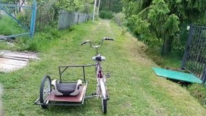 СДЕЛАЛ ВЕЛОСИПЕД С КОЛЯСКОЙ!? / Тест-драйв /