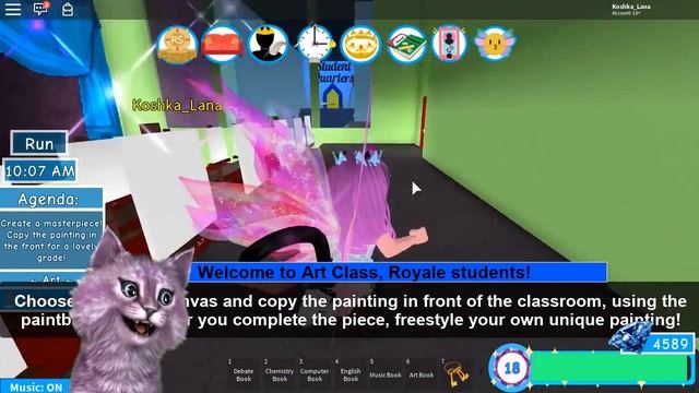 ОДНА НА ВЕЧЕРИНКЕ ПРИНЦЕСС! ГДЕ ВСЕ В ШКОЛЕ ФЕЙ И РУСАЛОК в роблокс? roblox Royale High School смотреть онлайн