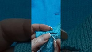 Петля для застежки на вязаном изделии