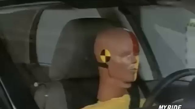 Краш тест Subaru Impreza 2008 (боковой удар) (IIHS) смотреть онлайн