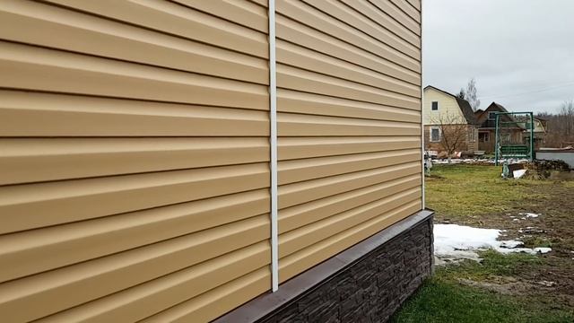 Каркасный дом своими руками, наружная отделка . смотреть онлайн