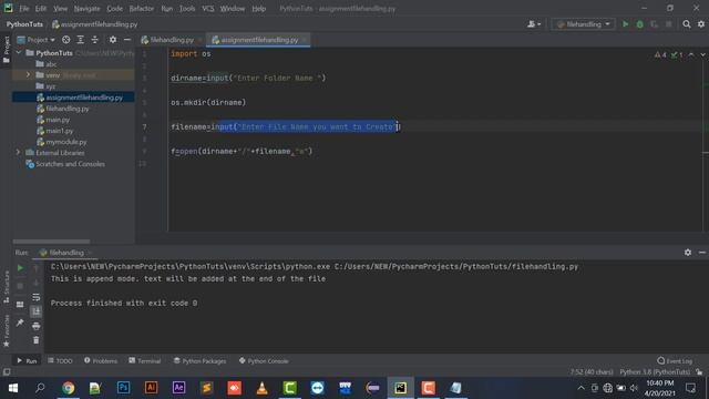 Exception handling in python | #exceptionhandling #pythontutorial