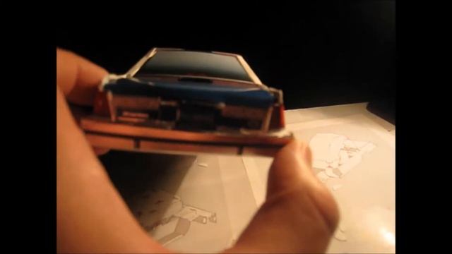 Полицейская машина из бумаги | Police car of paper смотреть онлайн